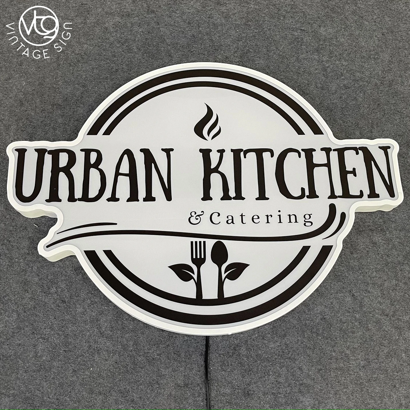 Custom Outdoor Waterproofing Double Sided Blade Sign Round Light Box Business Sign Customized Led Lightbox With High Quality