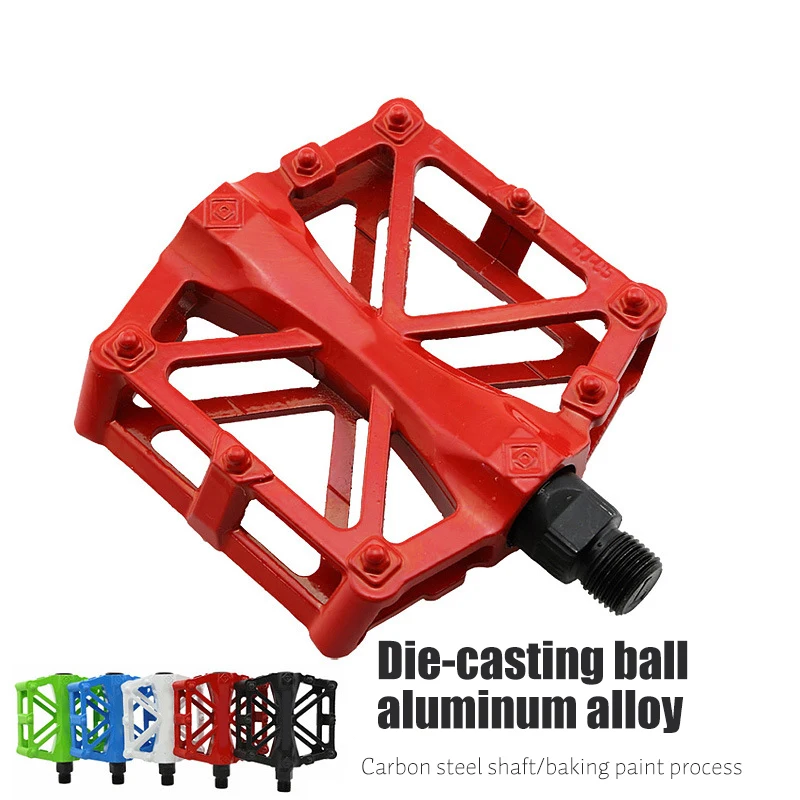 Black Super Light Bike mtb Pedal Hot Sale Full CNC Mountain Bike Red Pedal Bicycle Bearings Pedals
