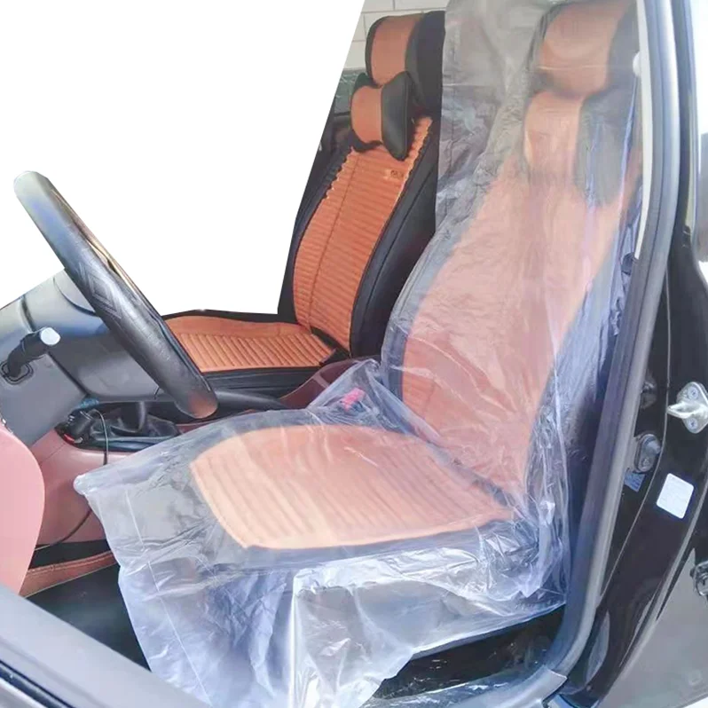Transparent car seat covers black cooling car seat cushion Disposable car seat covers