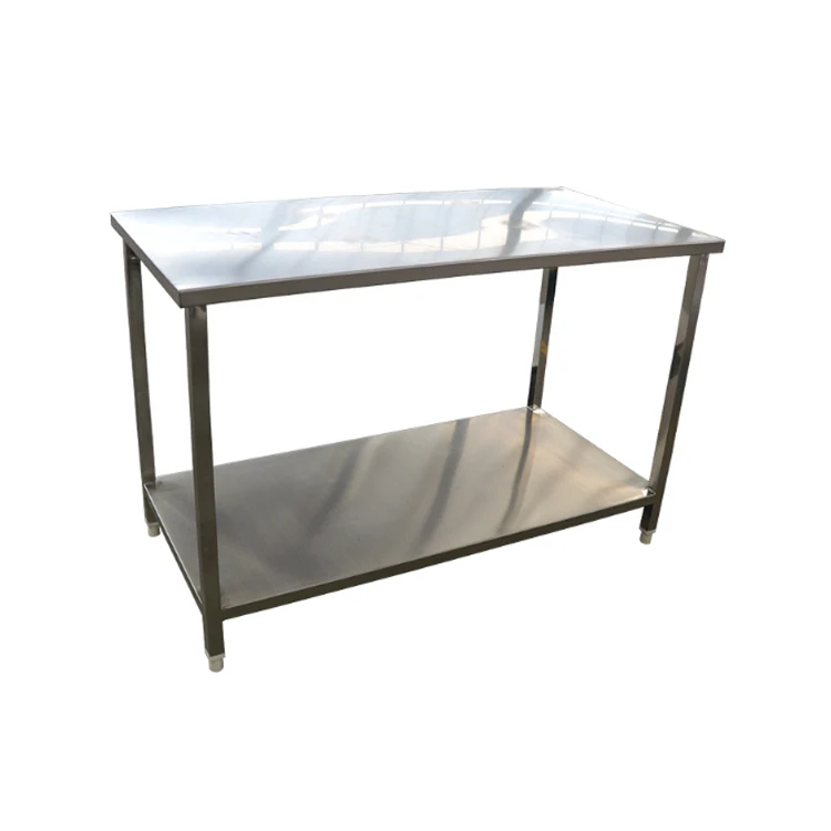 Factory Professional Homemade Stainless Steel Portable Work Table laboratory worktable Commercial Kitchen Worktable for bakeries