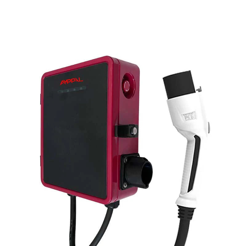 EV Charger Station 7KW  Wallbox with Type 2 or Type 1 Cable  Electric Car