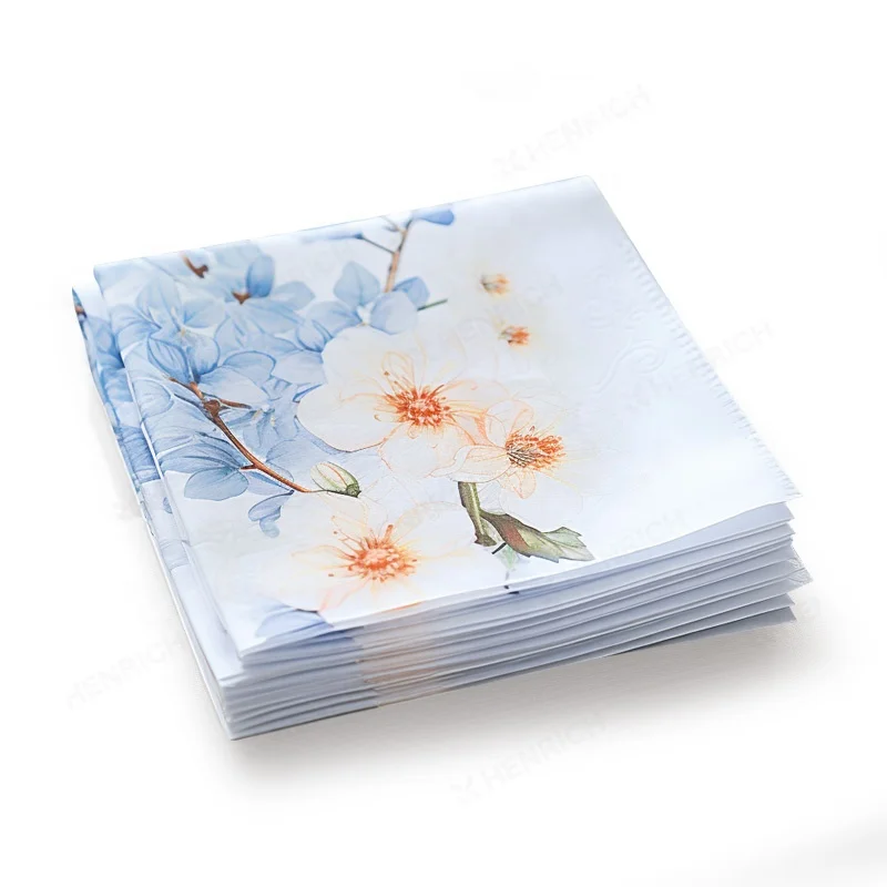 Special Counter New Arrival Plant Paper Napkins Paper Napkin Raw Material Paper Napkin Orange