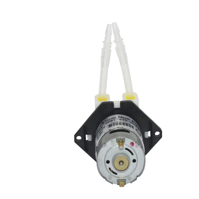 Good quality 12v dc micro liquid dosing pump head  stepper motor