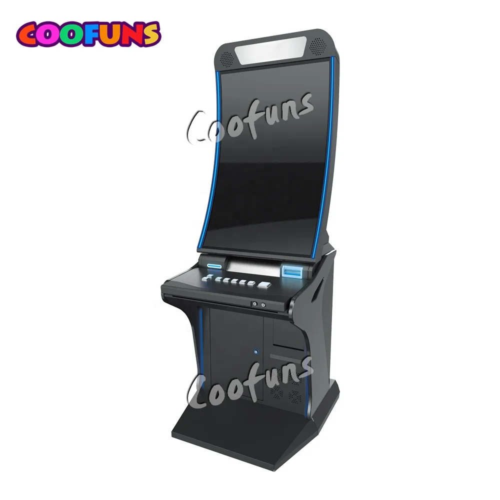 
Coofuns Custom Fusion 4 Curved Monitor Casino Slot Metal Cabinet Machine 
