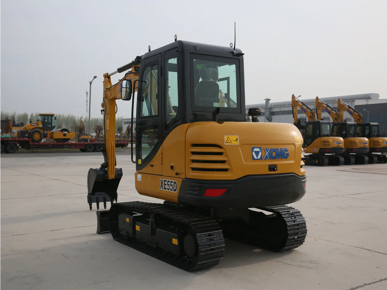 Best-selling XCM G 5 tons XE55DA mini Crawler Excavator home use with great condition in stock for sale