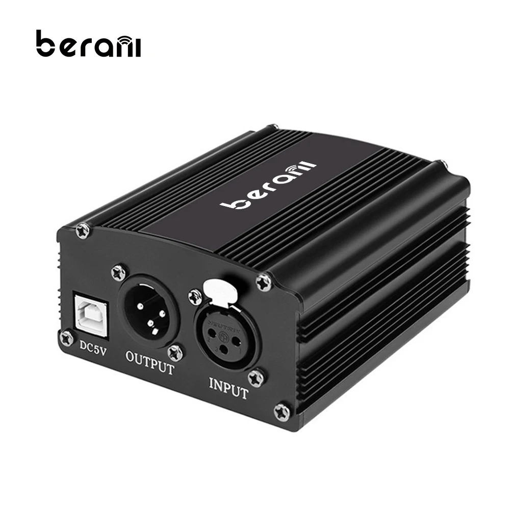 DL-48VU новый продукт Профессиональный XLR аудио интерфейс Usb питания 48 В фантомное питание
