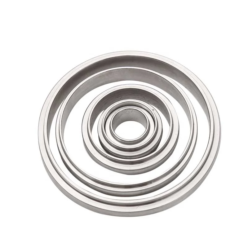Bracket fluorine rubber ring Stainless Steel Vacuum KF16 O Ring Centering Ring Gasket