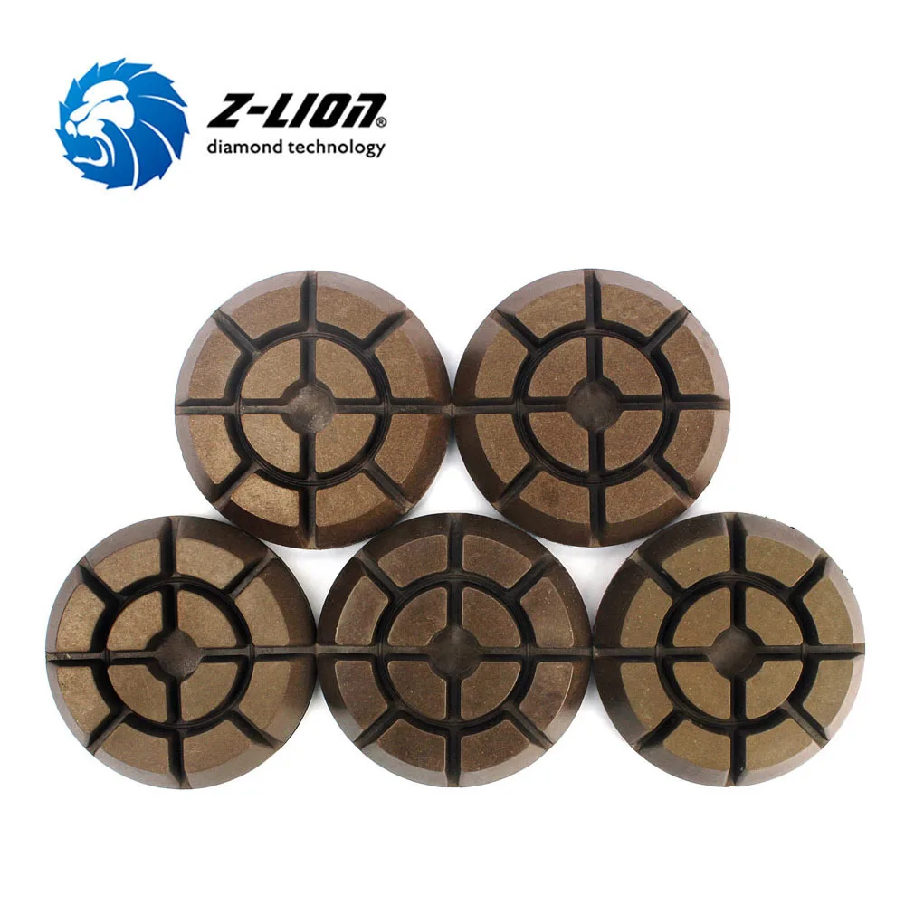 ZL-16KM 4 Inch Abrasive Diamond Floor Polishing Pad Metal Chip Transit Resin Stone Concrete Polishing Floor Pads