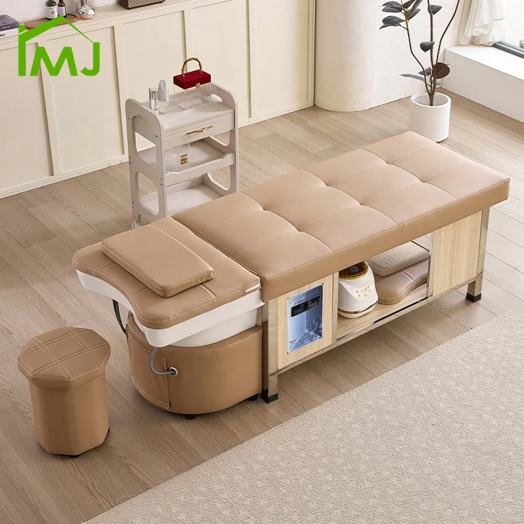 New arrival Salon hair washing thai massage table head spa Shampoo Bed