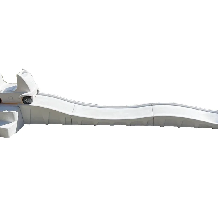 Plastic Toy White Color Roller coaster Game Slide with Wheels coaster Car  Kids Toys up & Down Roller Coaster