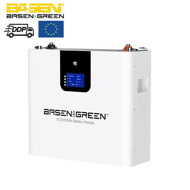 Аккумуляторная батарея Basen Lifepo4 50Ah 100Ah 200Ah 48В настенная солнечная 48 В литиевая