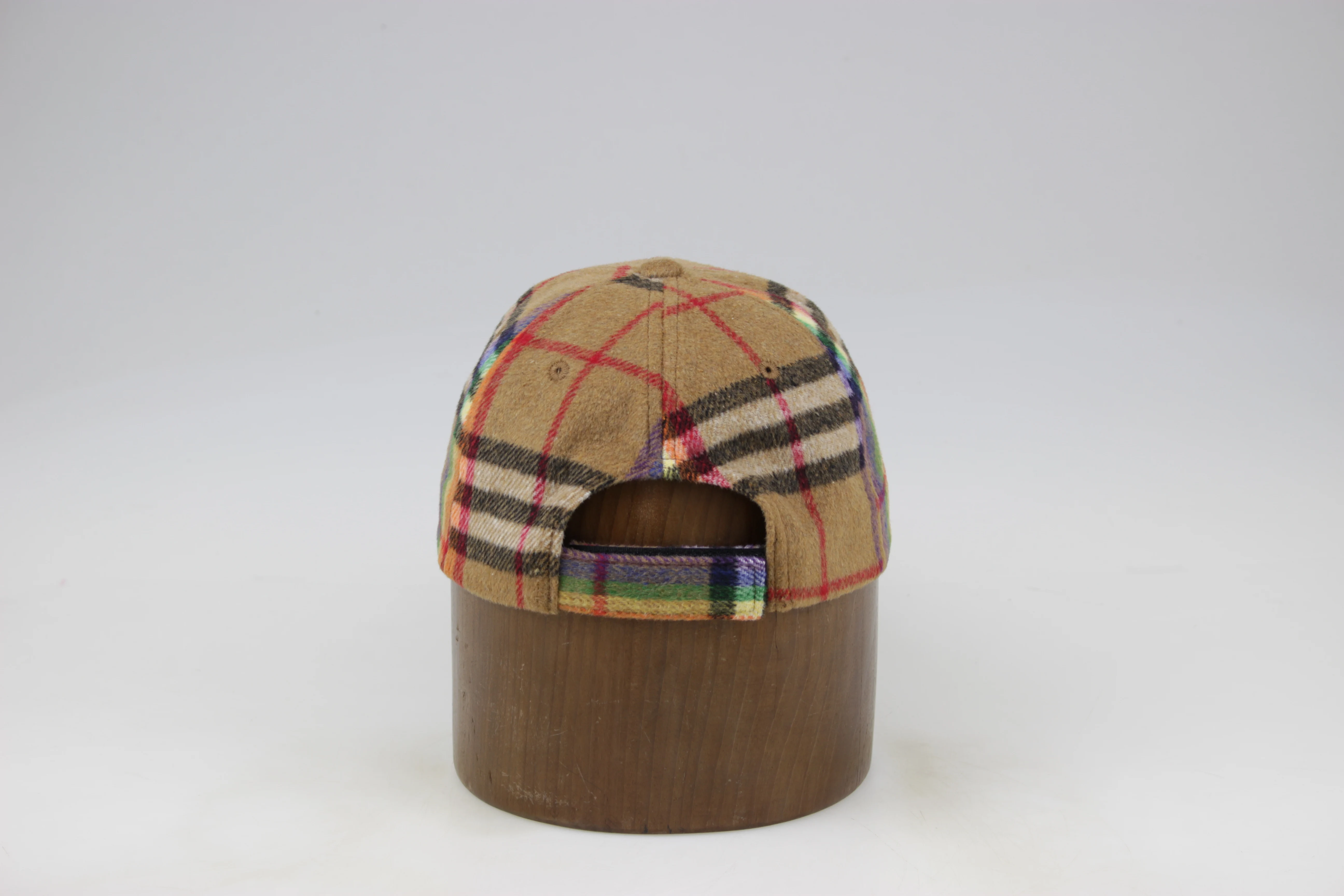 China Factory directly receive orders DIY pattern plaid England style custom baseball caps