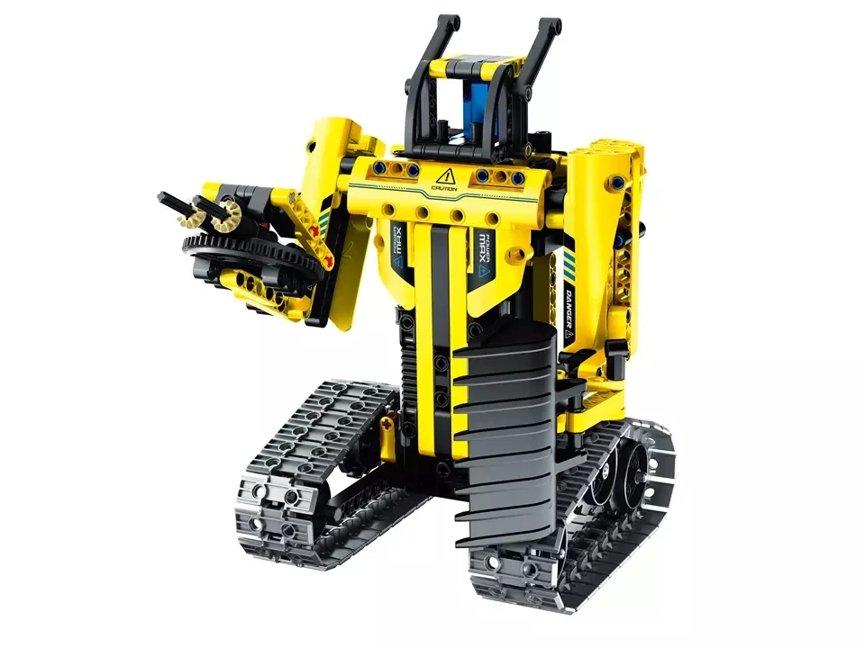 Top Selling Building Block Transmission Structure Engineering Excavator, Robot, 3 in 1 Models,430PCS DIY Block Engineering Truck