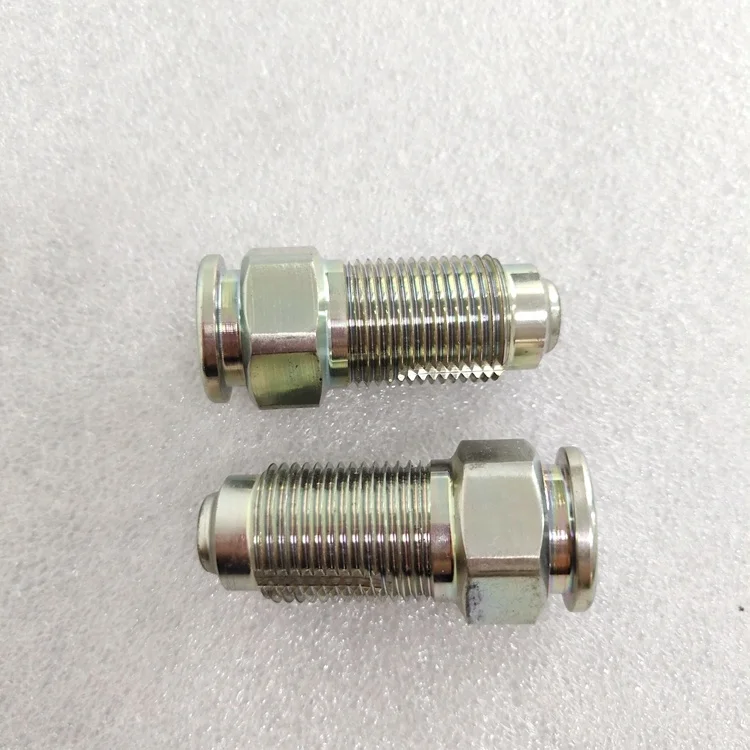 Double Ball Check combination lubricant stick injector,Plug Valve Grease Fitting with Giant Buttonhead