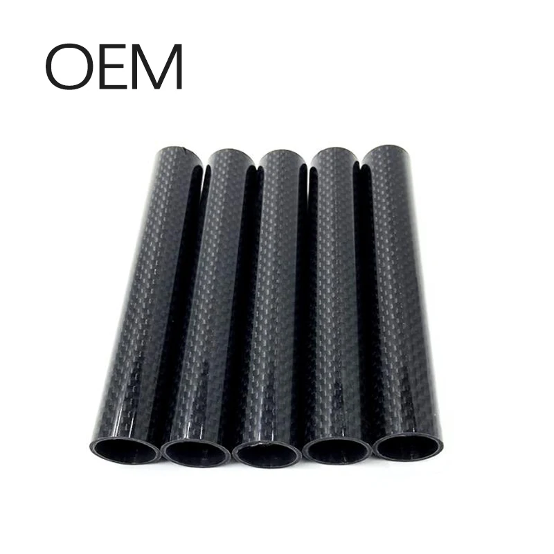 carbon fiber tubing 14mm 90mm 100mm 150mm 1500mm 1m 2m manufacture high pressure tube