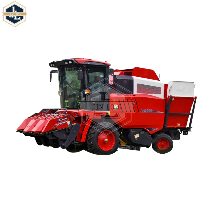 Agriculture harvesting machinery equipment 3 Rows Self-propelled corn combine harvester factory price