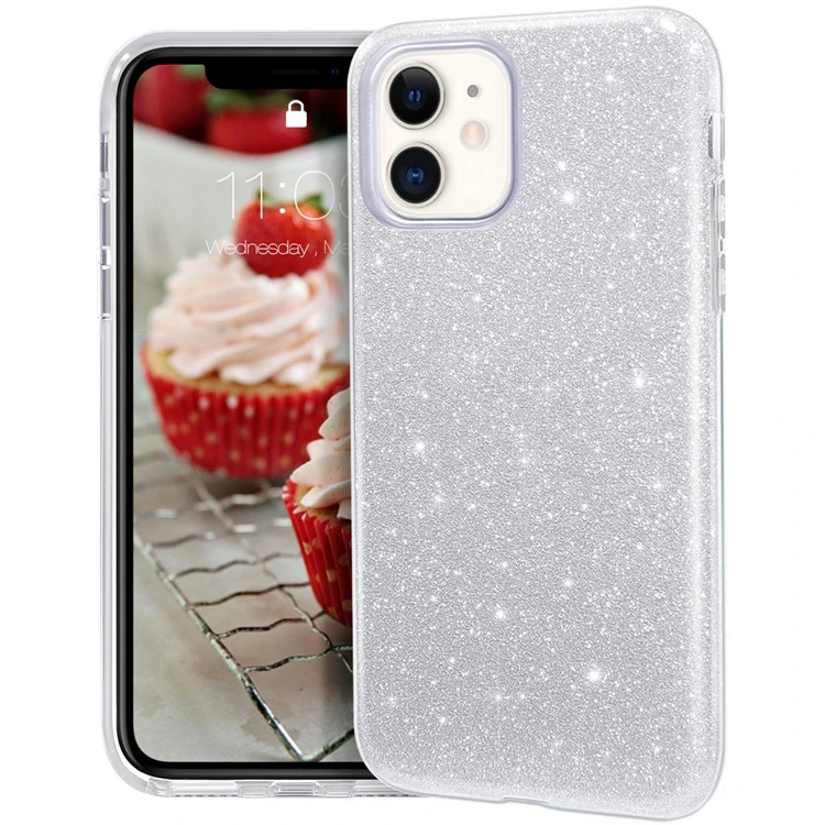 transparent tpu pp hybrid 3 in 1 glitter case for huawei p20 lite 2019 ultrathin case