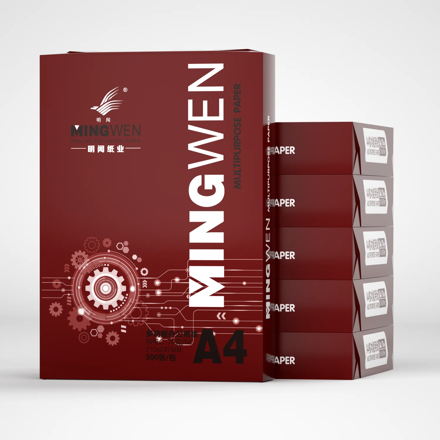 75% cotton and 25% linen 80grams A4 paper Security paper