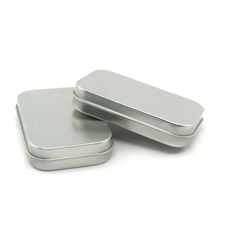 Custom Design Size Storage Gift Rectangle Hinged Metal Tin Box Packaging