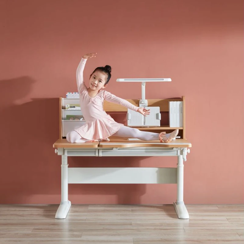 GMYD M6 Particle Board Environmental Protection Non-toxic Adjustable Height Ergonomic Kids Study Table and Desk