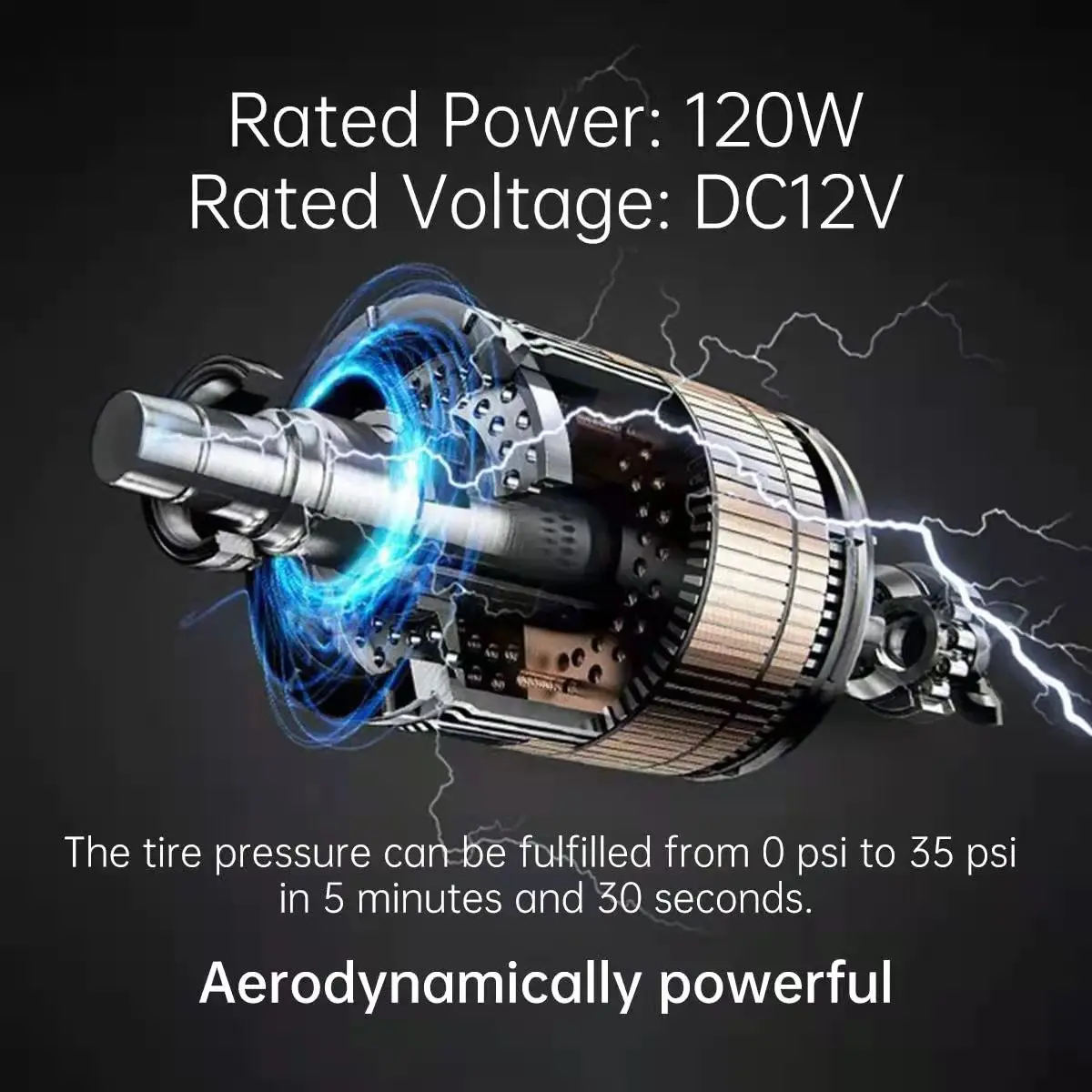 Digital Auto Pump Portable Air Compressor US Inventory Ready Tire Inflator