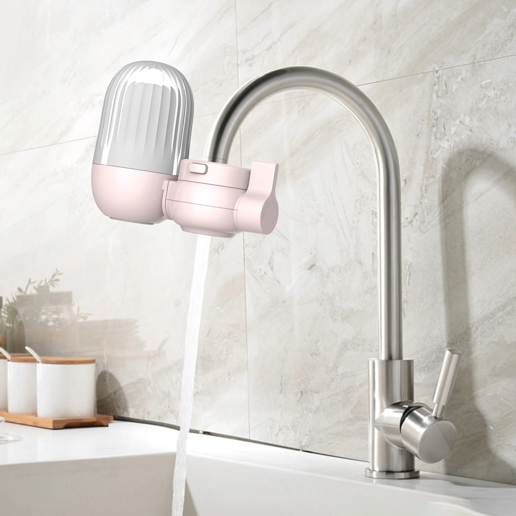 faucet water filter wholesale  tap water purifier household water carbon ceramic filter remove chlorine purifying