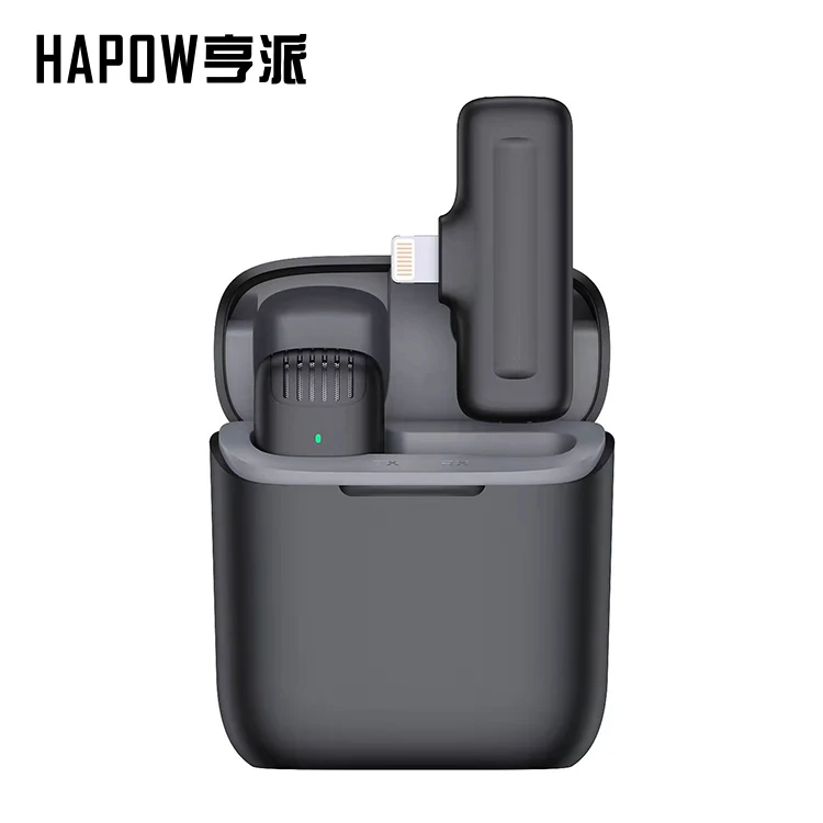 Hapow 2.4g Wireless lavalier microphone mini mic usb camera wireless microphone for mobile phone