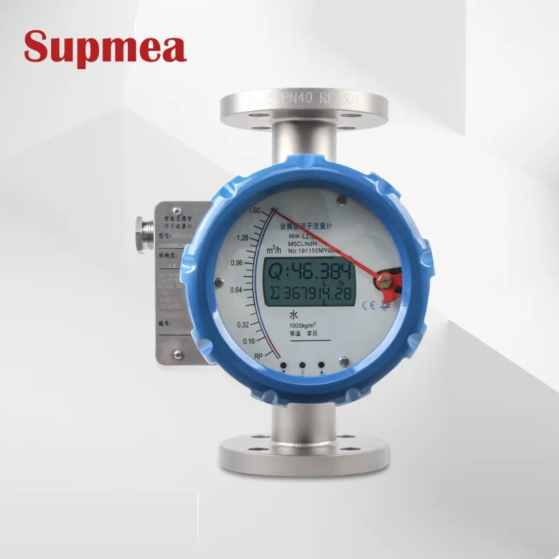 Dual-line Display Float Flow meter Metal Tube gas Rotameter
