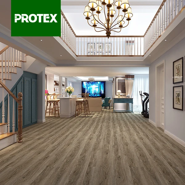 PROTEX FLOORING wholesale cheap spc vinyl flooring with underlay for supermarket usage