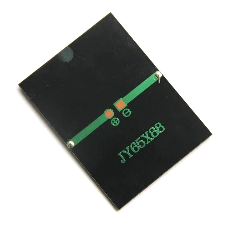 0.7W DIY Mini Solar Panels 5V for 3.7V Electronic Toys Charr Small Poly Solar Cells 65x88mm