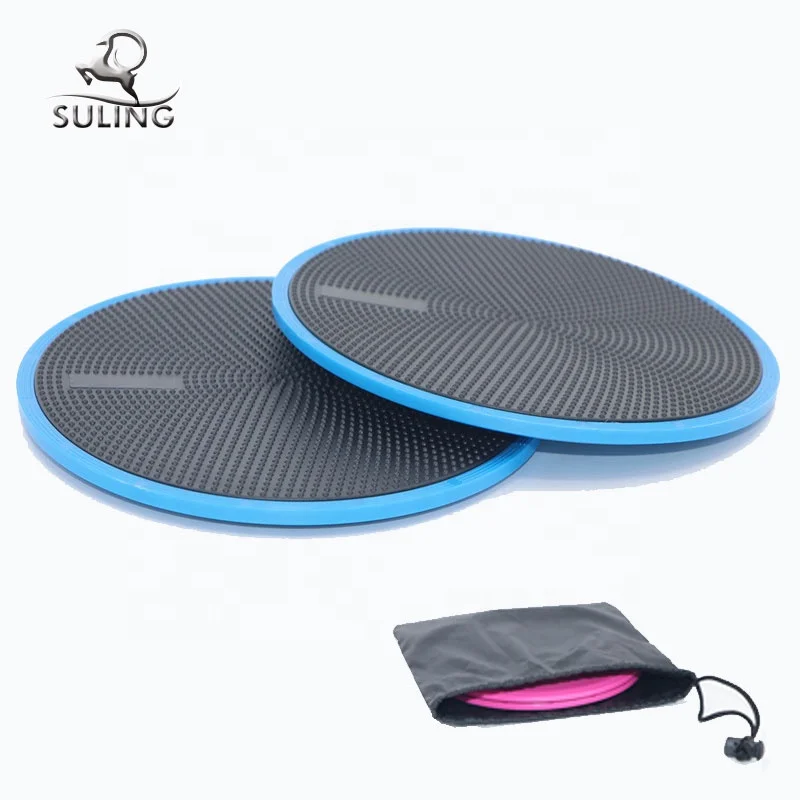 High Quality Fitness Body Building 2 Pack Push-up Floors Sliding Dual Sided Gliding Discs Ab exercise Core Sliders set