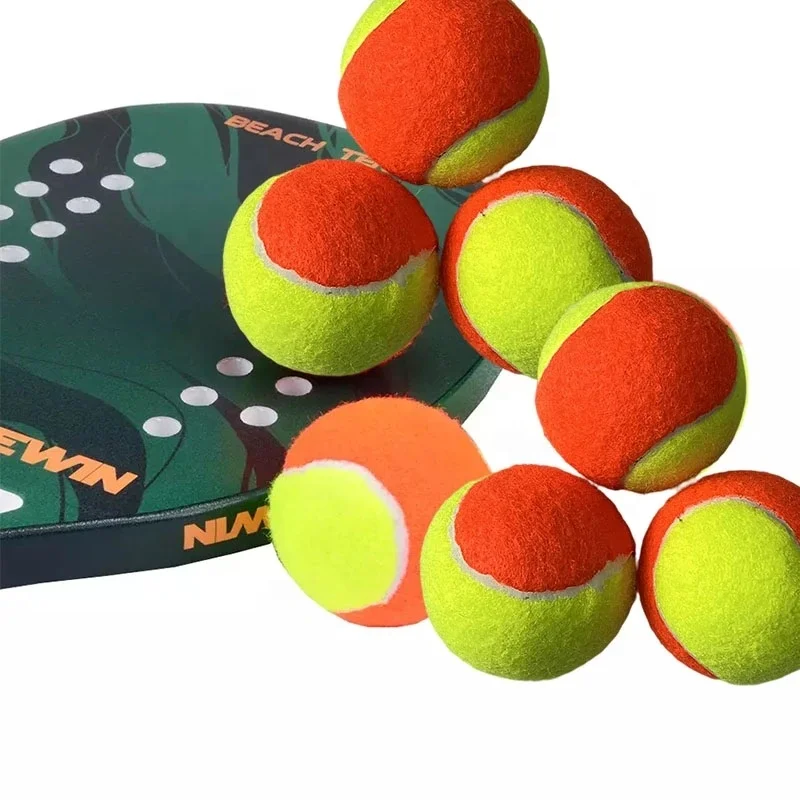 1 pcs ITF Approved Soft Beach Tennis Balls Stage 2 OEM Logo Training Beach Tennis Ball High quality