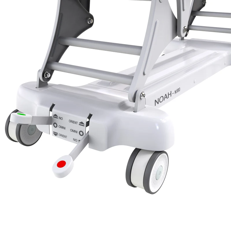 Hemet ENS-B Factory Custom Adjust Backrest Hospital Shower Trolley Patient Bathing Trolley Electric Shower Stretcher Trolley