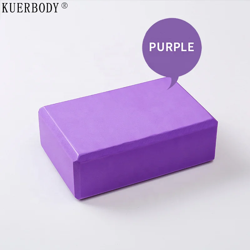 
custom logo eco friendly natural tpe yoga block fitness light weight ecofriendly eva yoga brick 