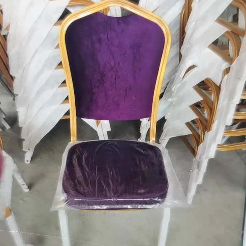 Modern Luxury Outdoor Wedding Salon Dining Chair Restaurant Cheap Wholesale Banquet Party Event Hotel Aluminum Legs Chairs
