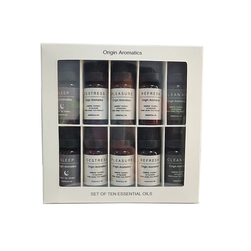 OEM/ODM wholesale pure natural aromatherapy massage 6pcs blend essential oil gift set essential oil set for diffusers