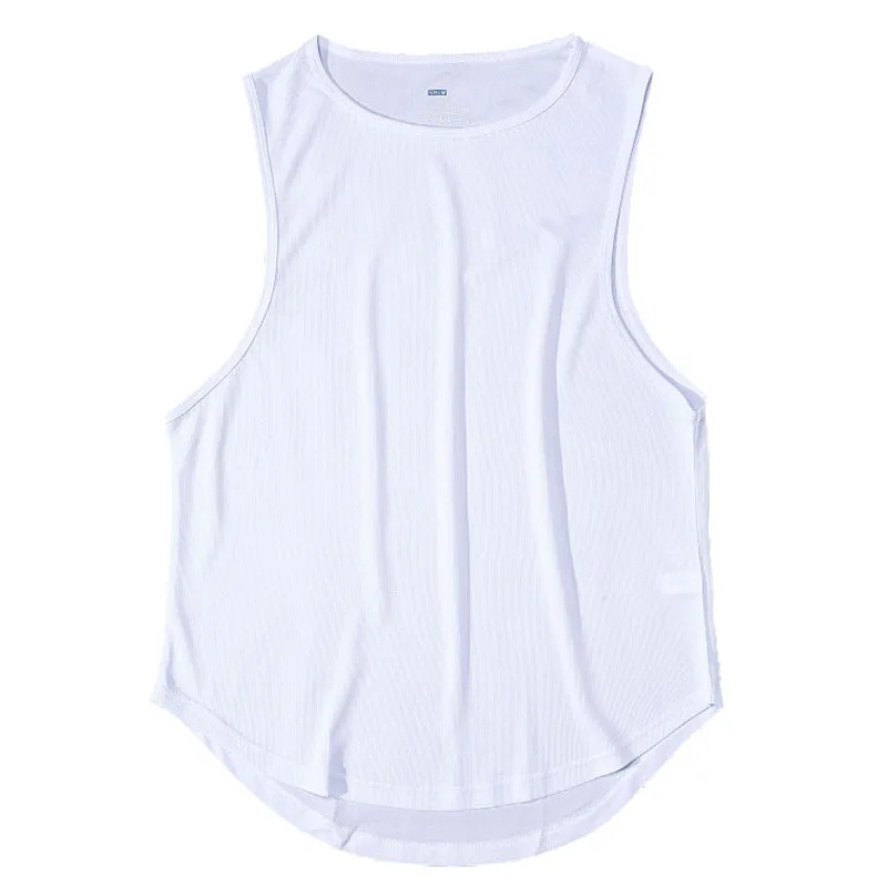 Custom  Bulk Blank Cotton Plus Size Sleeveless Unisex Round Neck Plain High Quality Oversized Fitted  Tshirts