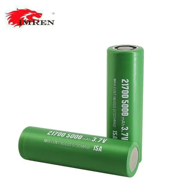 IMREN US Stock 21700 3.7V 5000mah 3.7V 21700 5000mah 18650 3500mah 21700 5000mah 21700 battery for power station