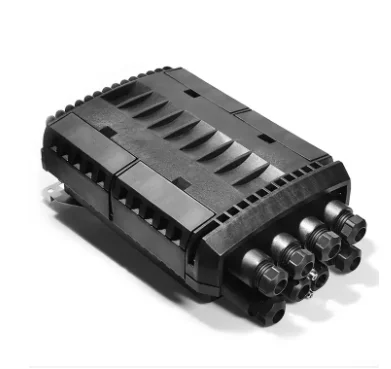 Wall Pole Mounted joint closure horizontal Fiber Optic Access Terminal Closure  fiber optic splice closure