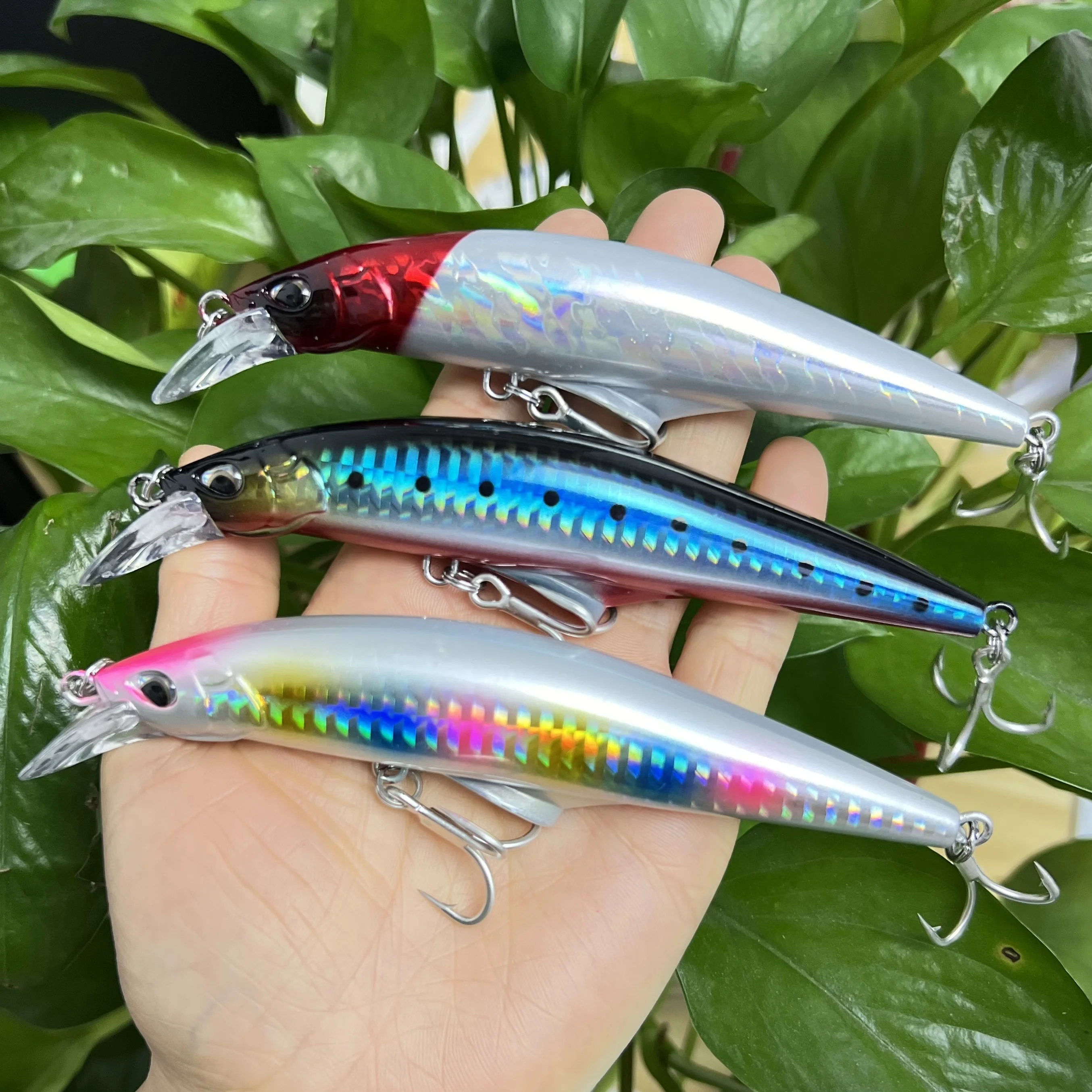 Casting Lures Fishing Heavy Sinking Minnow Fish Lure 120mm 45g Deep Sea Bass Lure Trolling Saltwater Artificial Baits