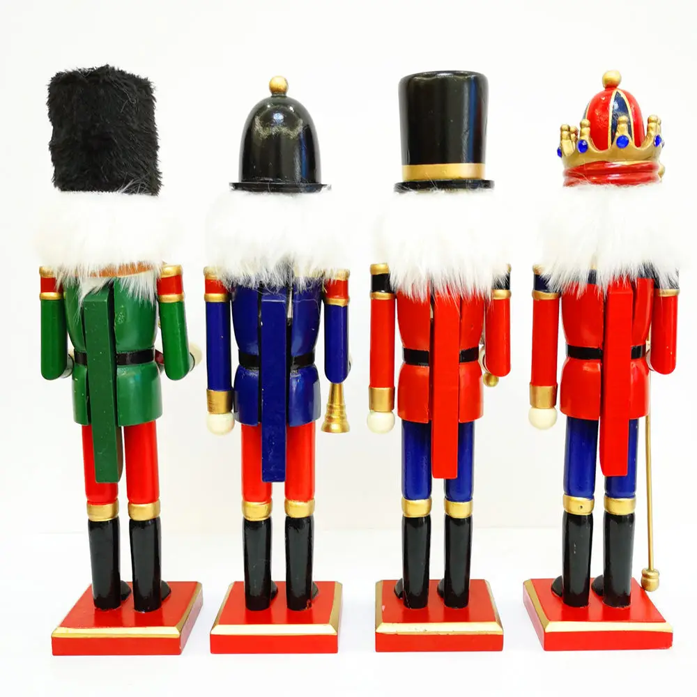 30cm Nutcracker Puppet Soldier Decoration Creative Ornament Gift