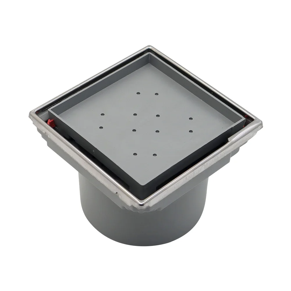 GUIDA 721023 72102301 Cheap Price Pipe Fitting Anti Odor Deep Seal ABS Plastic Floor Trap Drain