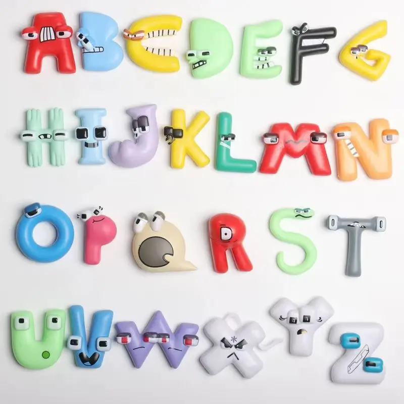 Zealed Kids Creative Alphabet Puzzles ABC Letter Montessori Learning Board Educational Toys for Toddlers pvc letters