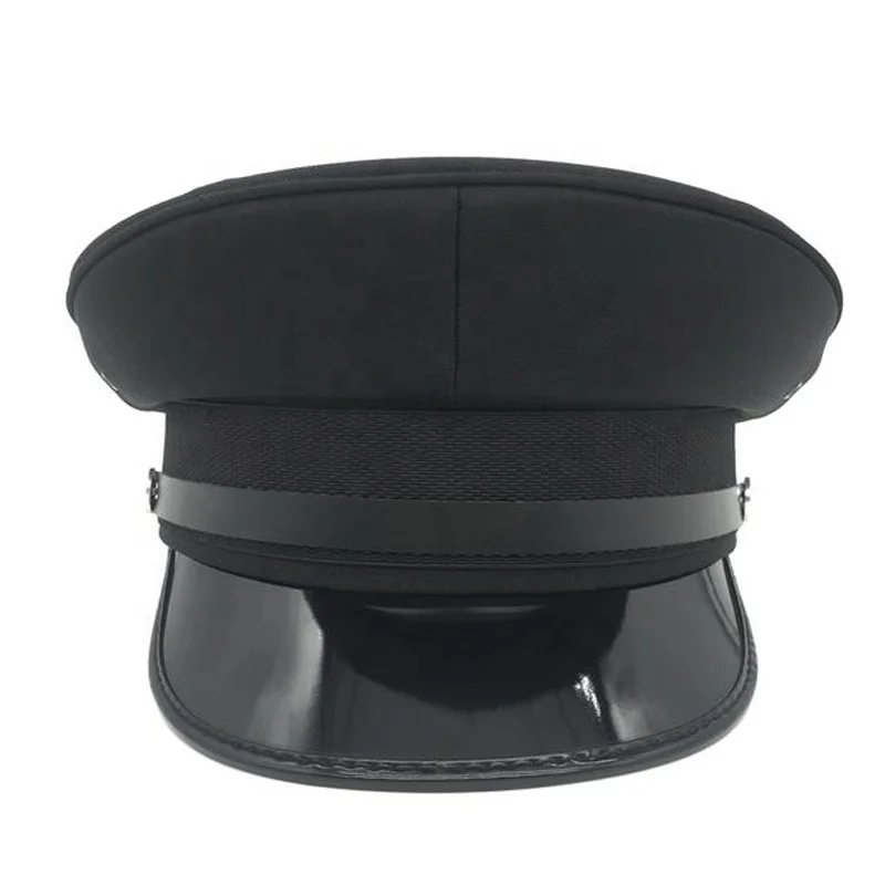 Factory Wholesale Ceremonial Army Officer Hat Peaked Cap Military Officer Peak Cap
