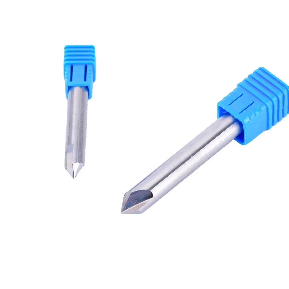 WEIX CNC Tools Chamfer Tool 3 Flutes Chamfering Mill HRC45 HRC50 Solid Carbide Chamfer End Mill for Metal Work