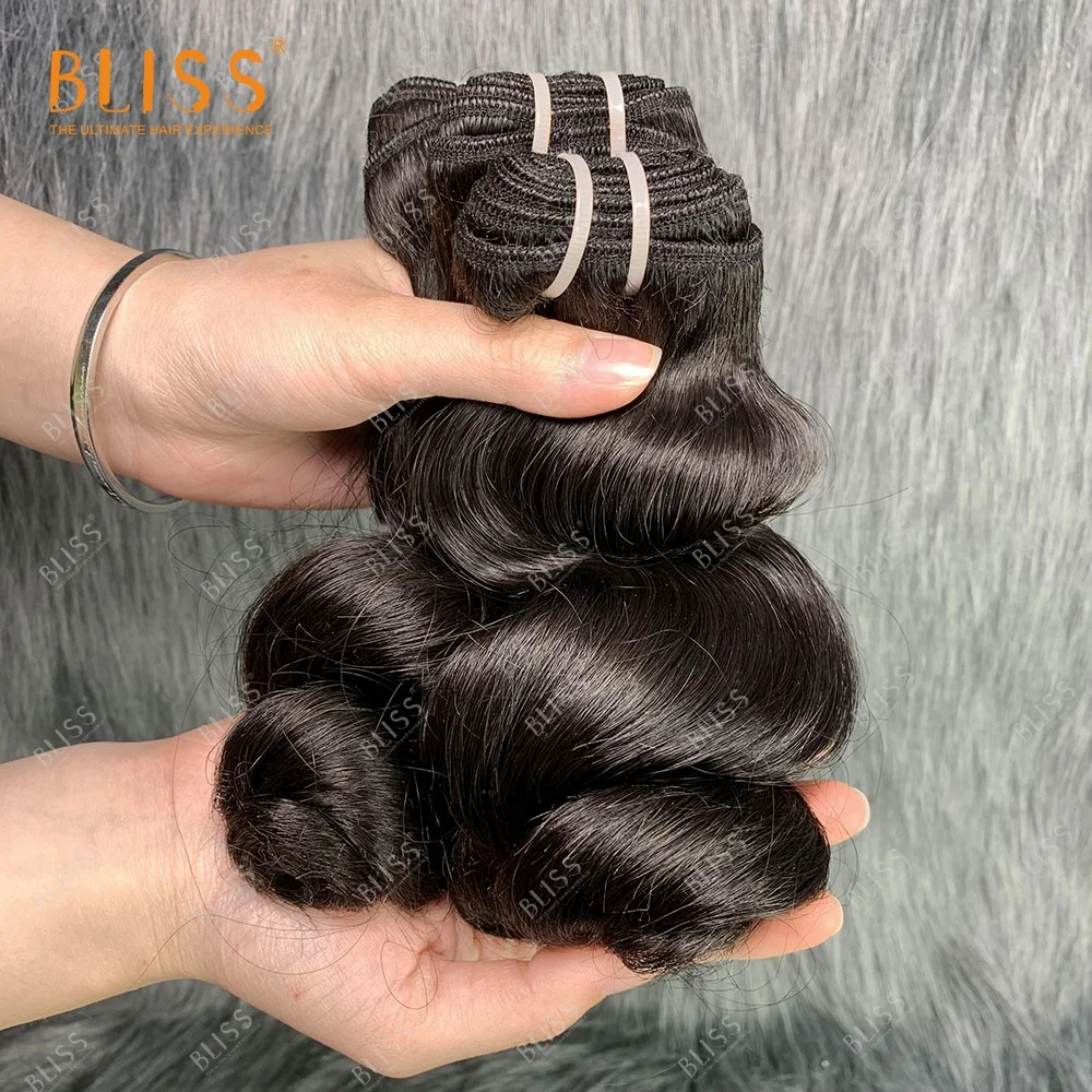 Bliss Emerald DD 3+1 Packet Hair 100 Human Virgin Brazilian Loose Wave Hair Bundles with Closure