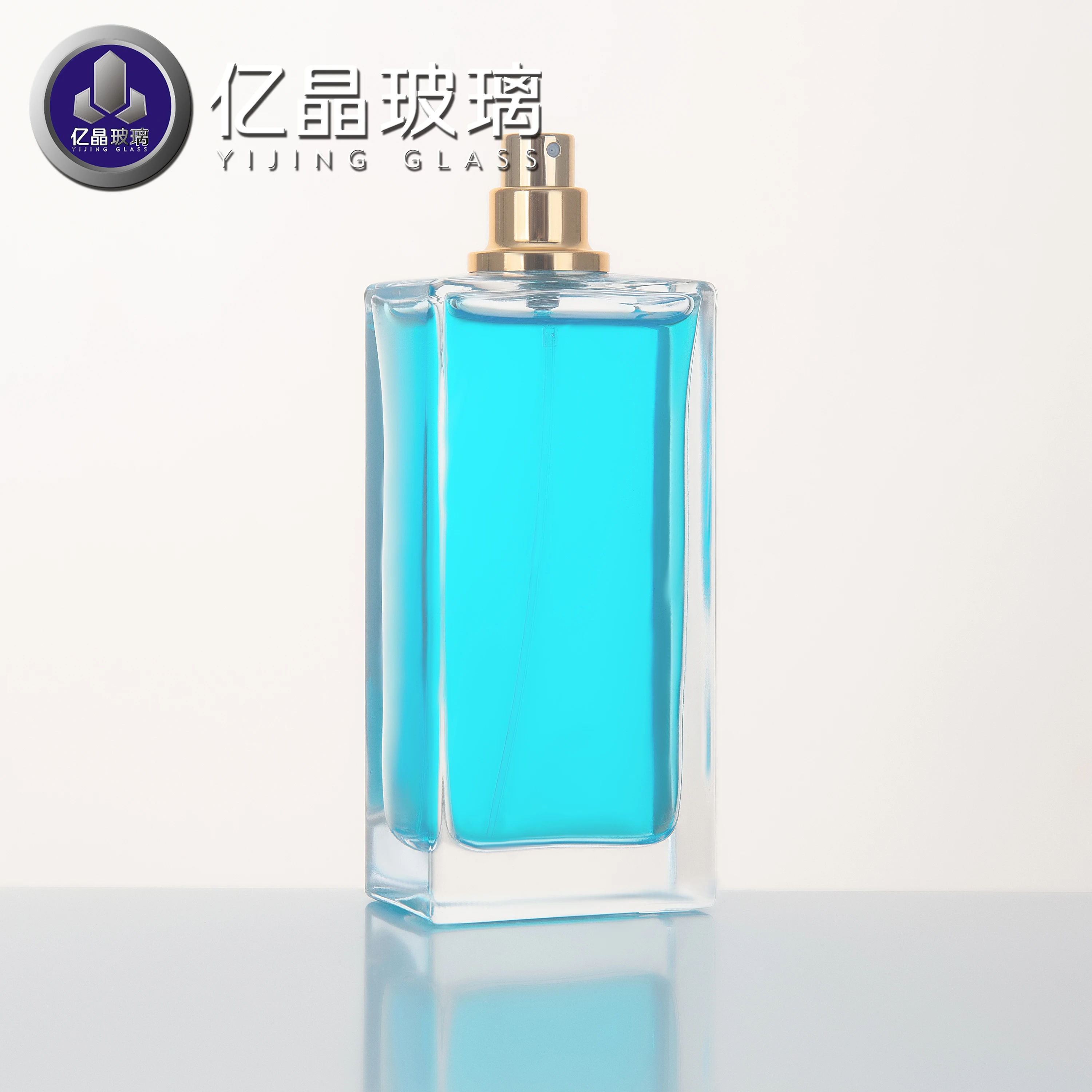 Wholesale perfume glass bottles cosmetic perfume glass packaging China export transparent frosted glass perfume bottles with lid