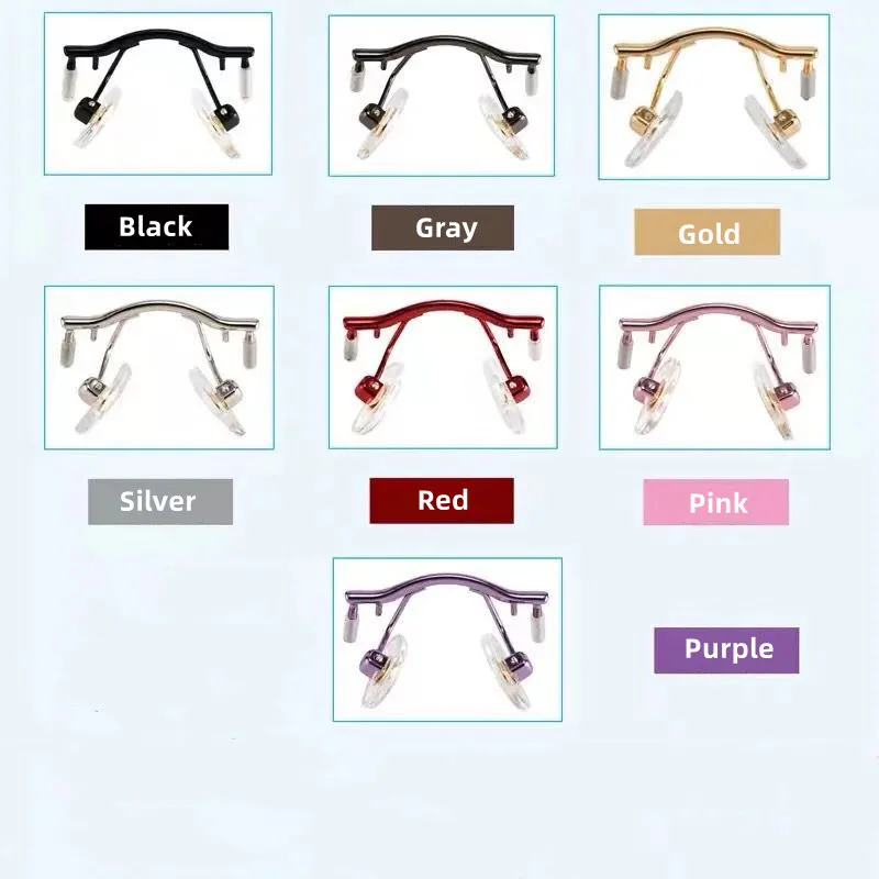 Rimless Eyeglass Nose Bridge Pads Piece Glasses Accessories With Multi colors
