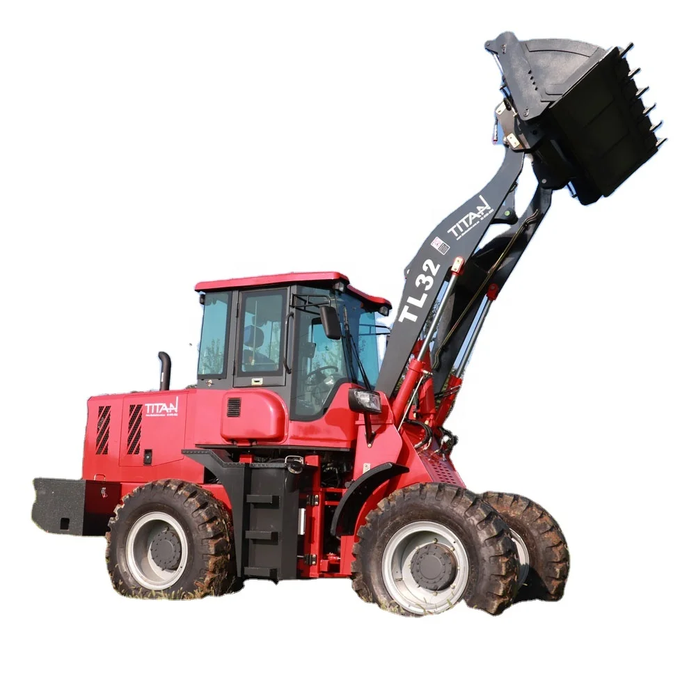 Chinese Titan Brand China Mini front end loader bucket TL20 Wheel Loader