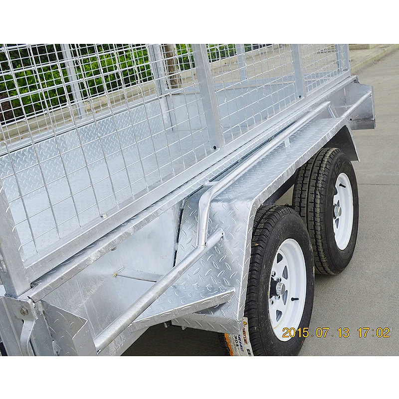GINO Bicycle Full Welded Tandem Trailer Hot Dipped Galvanized Finished